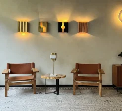 Applique murale, Panel, noir, L30cm, H30cm - Gong