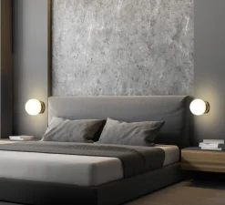 Applique murale, Parma, or, IP44, Ø15cm, H14cm - ACB