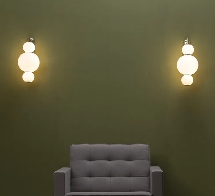 Applique murale, Pearl A, blanc et or, LED, 2700K, 1200lm, L16,5cm, H40cm - Formagenda