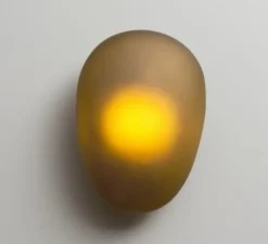 Applique murale, Pebble A, Citrine, LED dimmable, 2700K, 1750lm, L21cm, H30.5cm - A-N-D