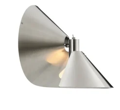 Applique murale, Peel, acier inoxydable brossé, L27,5cm, H27,9cm - Frandsen