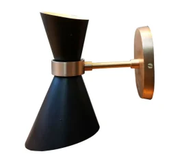 Applique murale, Peggy small up&down, noir, L16cm, H28cm - Gong