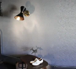 Applique murale, Peggy Up and Down orientable , noir, L33cm, H36cm - Gong