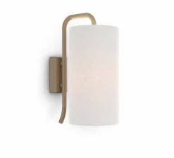 Applique murale, Pensile S, blanc, beige, Ø25cm, H30cm - Belid