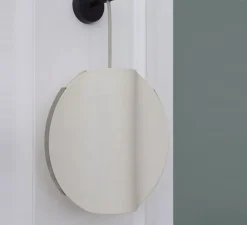 Applique murale, Petit Moon, Crème, Ø35cm, H55cm - DesignHeure