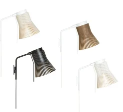 Applique murale, Petite 4630, noir, LED, Ø20cm, H31cm - Secto Design