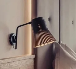 Applique murale, Petite 4630, noir, L20cm, H31cm - Secto Design