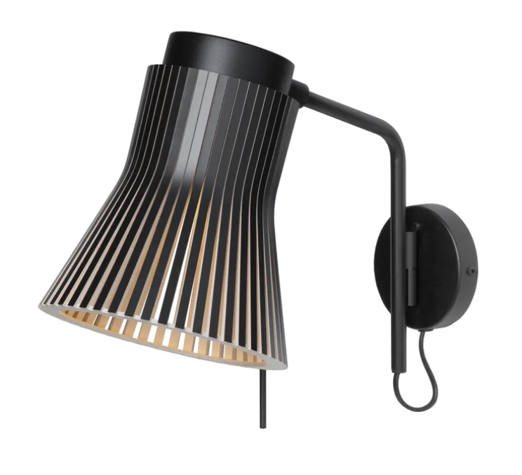 Applique murale, Petite 4630, noir, L20cm, H31cm - Secto Design