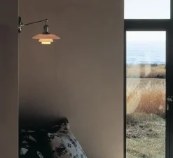 Applique murale, PH 2/1, blanc, chrome, L29,6cm, H16,5cm - Louis Poulsen