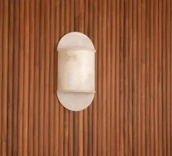 Applique murale, Pilolo, Albâtre, L22cm, H42cm - Simone & Marcel