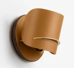 Applique murale, PISTIL, Jaune safran, L15cm, H15cm - JURIE & JARRE