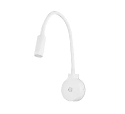 Applique murale, Pixie LED, blanc mat, LED, 2700K, 90 lm, Ø8cm, H56cm - Faro