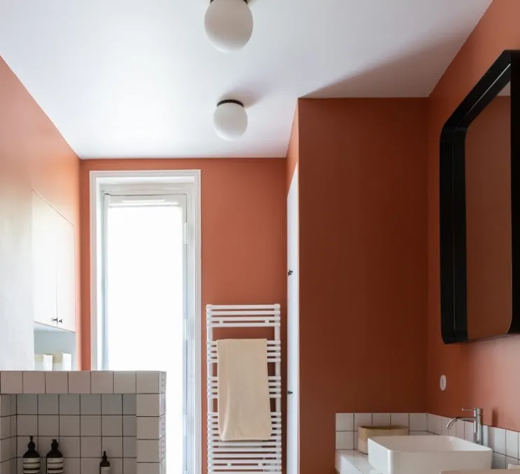 Applique murale, Plafonnier, Pure Porcelaine, noir, blanc, IP65, Ø20cm, H20cm - Zangra