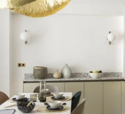 Applique murale, Plafonnier, Pure Porcelaine, noir, blanc, IP65, Ø20cm, H20cm - Zangra