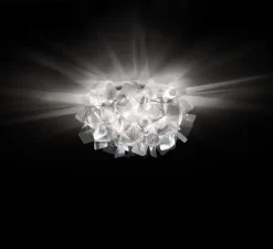 Applique murale, plafonnier, Clizia S, fumé, Ø32cm - Slamp