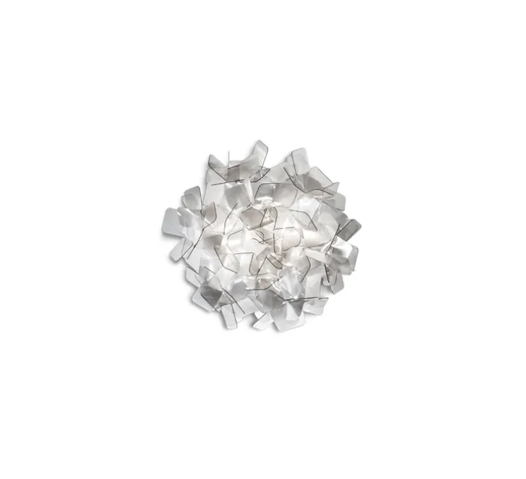 Applique murale, plafonnier, Clizia S, fumé, Ø32cm - Slamp