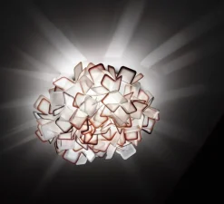 Applique murale, plafonnier, Clizia M, orange, Ø53cm - Slamp