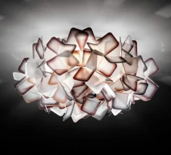 Applique murale, plafonnier, Clizia S, orange, Ø32cm - Slamp