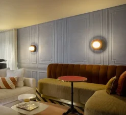 Applique murale, Plafonnier 3.01, Cognac, Ø18cm, H21cm - HAOS