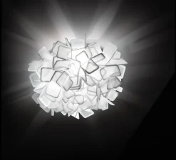 Applique murale, plafonnier, Clizia M, blanc, Ø53cm - Slamp