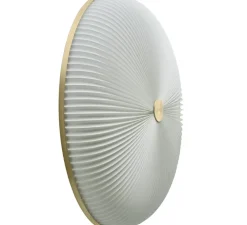 Applique murale, Plafonnier, LAMELLA 50, or, Ø50cm, H13cm - Le Klint
