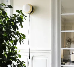 Applique murale, Plafonnier 3.01, noir, LED, Ø18cm, H21cm - HAOS