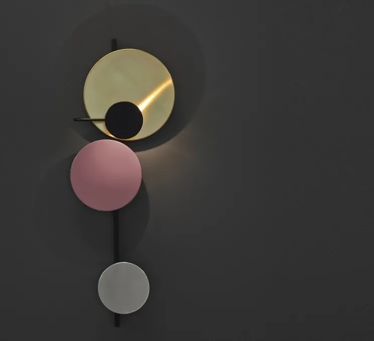 Applique murale, Planet, rouge indien, L36cm, H98cm - Please Wait to be Seated