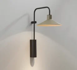 Applique murale, Platet A/02, Gris olive, H40cm, P30cm - Bover