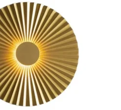 Applique murale, Plié 284.05.ON, laiton, LED, dim, 3000K, 950 lm, Ø49cm, P7,6cm - Il Fanale