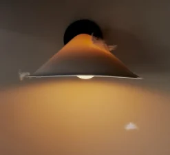 Applique murale, Plume, noir et blanc, porcelaine, L25,1cm, H9,7cm - DCW éditions Paris