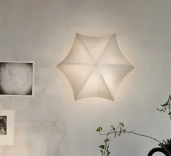 Applique murale, Poem, blanc, Ø60cm, H26cm - Ferm Living