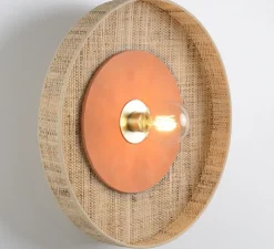 Applique murale, Portinatx, terracotta, Ø50cm, H13cm - Market Set