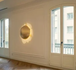 Applique murale, PostKrisi 70, or, LED, 2700K, 2200 lm, Ø70cm, P30cm - Catellani & Smith