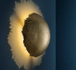 Applique murale, PostKrisi 70, or, LED, 2700K, 2200 lm, Ø70cm, P30cm - Catellani & Smith