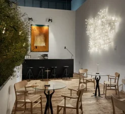 Applique murale, Pota, or, LED, 2700K, L110cm, H95cm - Catellani & Smith