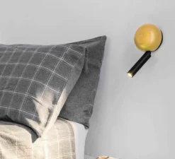 Applique murale, Press, liseuse, jaune, LED, 3000K, 180lm, L10,4cm, H21,3cm - FARO