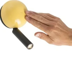 Applique murale, Press, liseuse, jaune, LED, 3000K, 180lm, L10,4cm, H21,3cm - FARO