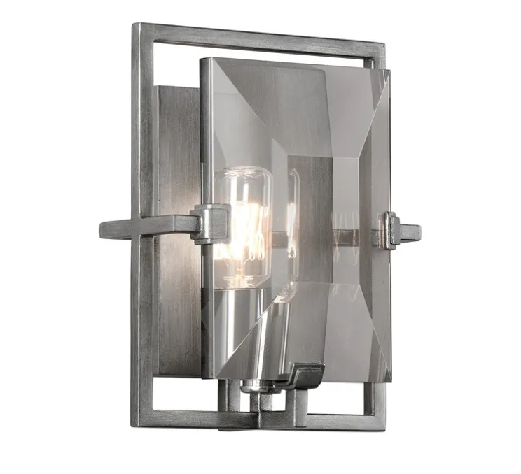 Applique murale, Prism, graphite, L18cm, H22,8cm - Hudson Valley Lighting