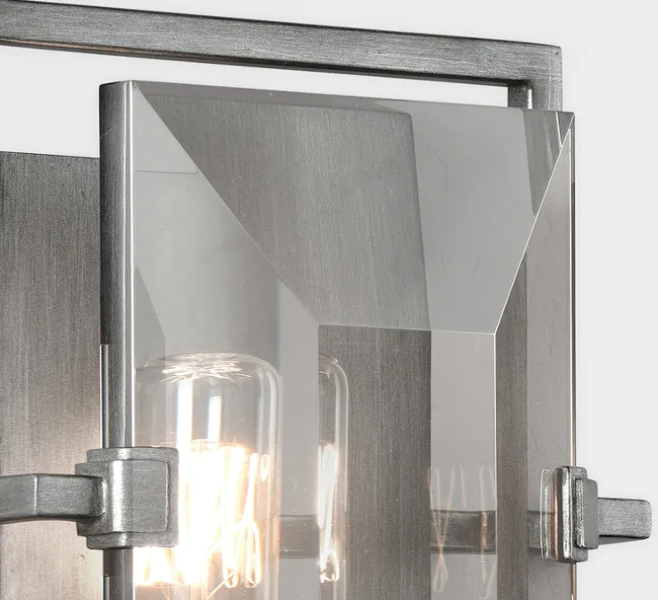 Applique murale, Prism, graphite, L18cm, H22,8cm - Hudson Valley Lighting