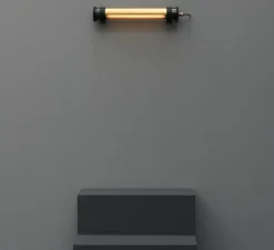 Applique murale, Purcell 45, laiton, IP66, LED, 2700K, 350 lm, Ø7cm, H43cm - Sammode