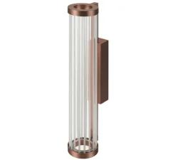 Applique murale, Quimera, cuivre foncé mat, LED, dim, 2700-3000K, 330 lm, Ø7,6cm, H41,3cm - SLV