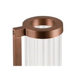 Applique murale, Quimera, cuivre foncé mat, LED, dim, 2700-3000K, 330 lm, Ø7,6cm, H41,3cm - SLV