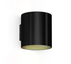 Applique murale, Ray 4.0 LED, noir, LED, dim, 2700K, 650 lm, H16cm, Ø15cm - Wever&Ducré