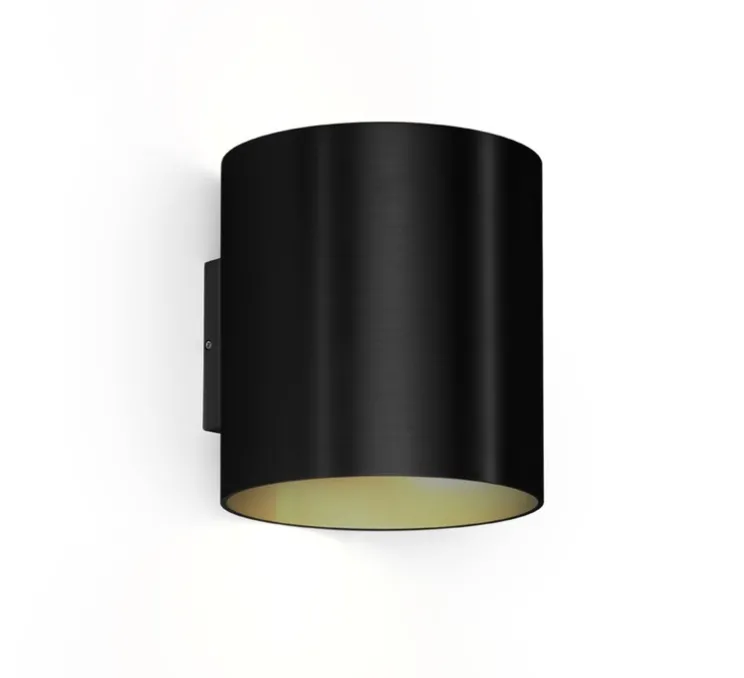 Applique murale, Ray 4.0 LED, noir, LED, dim, 2700K, 650 lm, H16cm, Ø15cm - Wever&Ducré