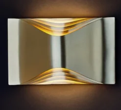 Applique murale, Respiro Wall L, or, LED, dim, 2700K, 1400 lm, L28,9cm, H18cm - DCW éditions Paris