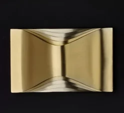 Applique murale, Respiro Wall L, or, LED, dim, 2700K, 1400 lm, L28,9cm, H18cm - DCW éditions Paris