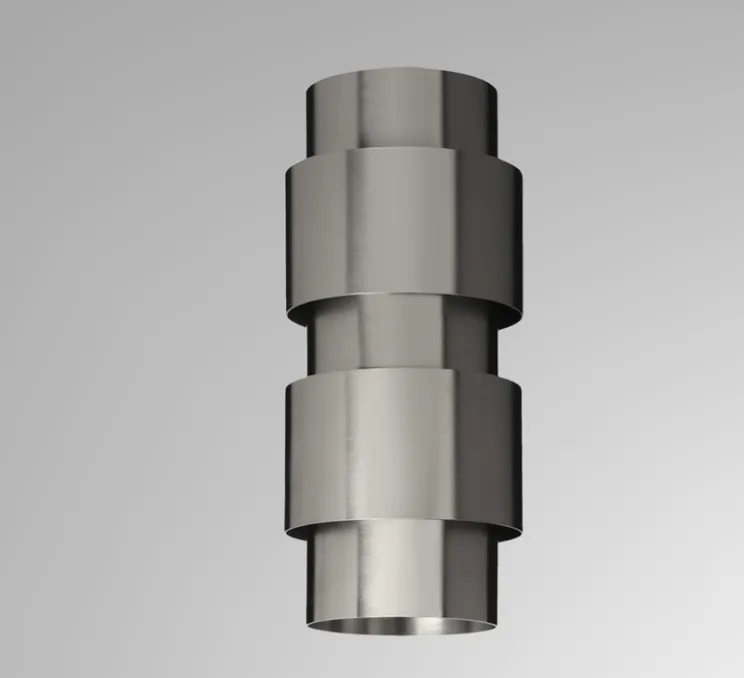 Applique murale, Ring, argent, Ø12cm, H30cm - CTO lighting