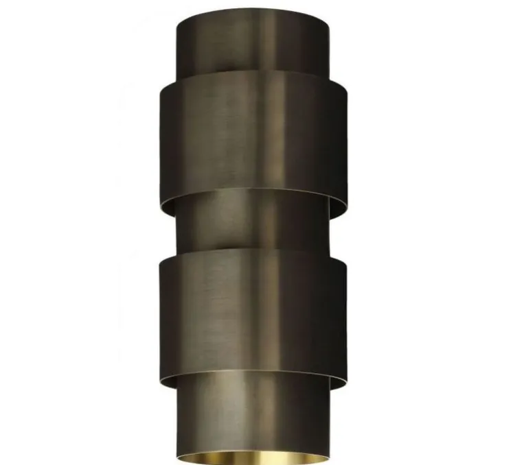 Applique murale, Ring, Bronze, Ø12cm, H30cm - CTO lighting