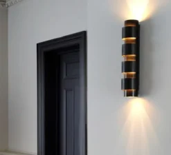 Applique murale, Ring Tall, Bronze, Ø12cm, H54cm - CTO lighting