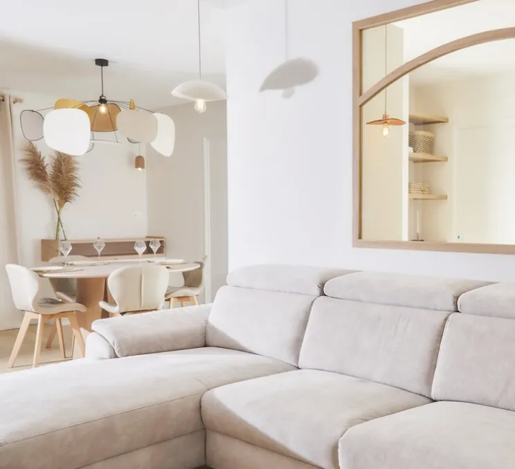 Applique murale, Rivage M, naturel, Ø68cm, P10cm - Market Set